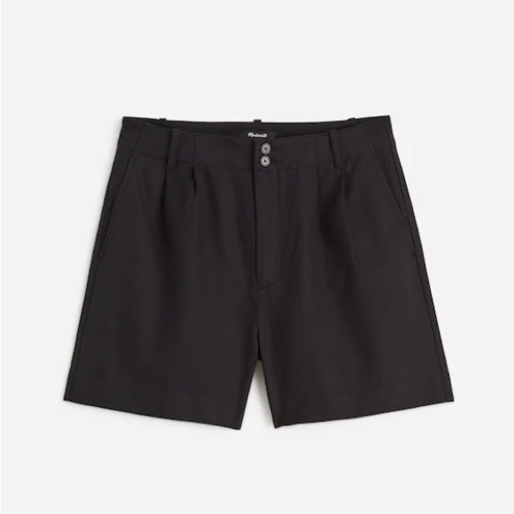 Madewell | Drapey Twill Pleated Shorts